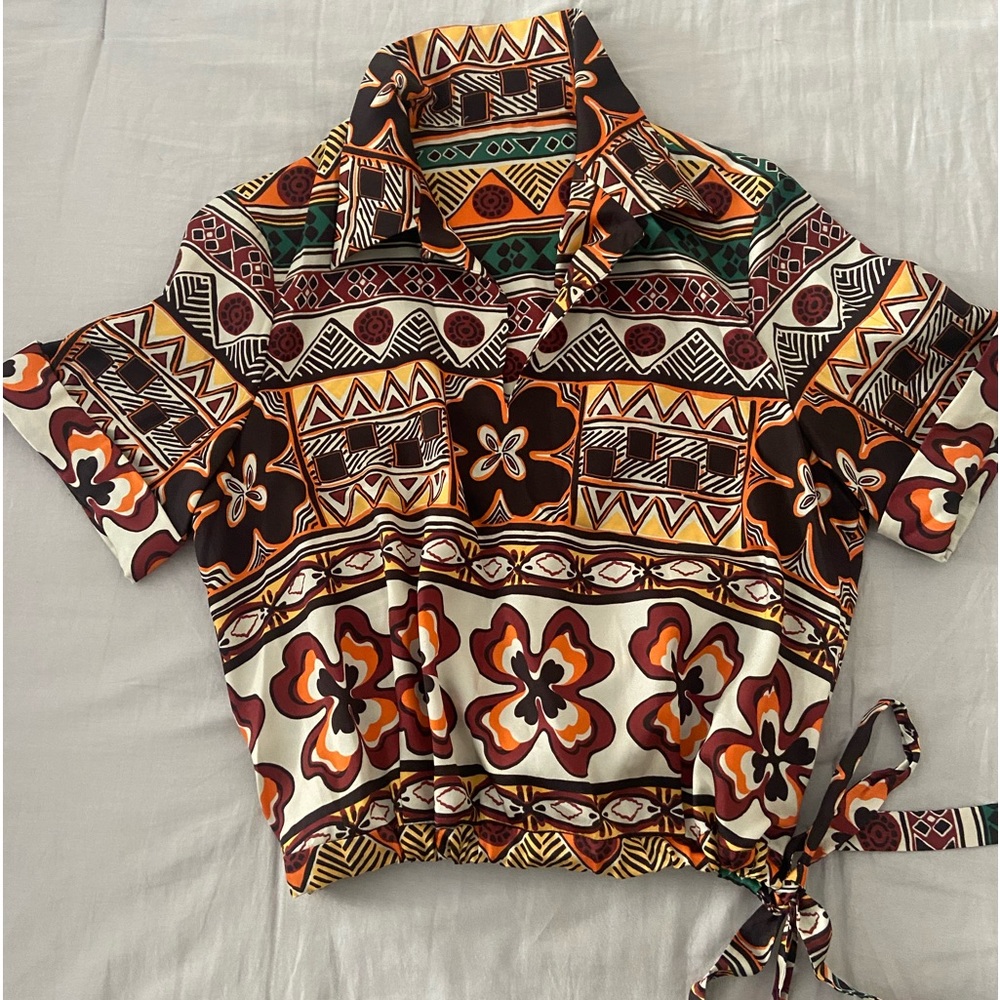 Moroccan Blouse with tie